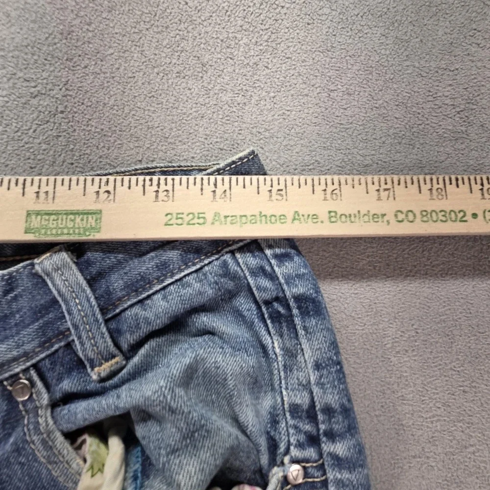 Levis Jeans Mens Selvedge Blue Light Altered‎ Hem Whiskers Honeycomb Fits 29x32